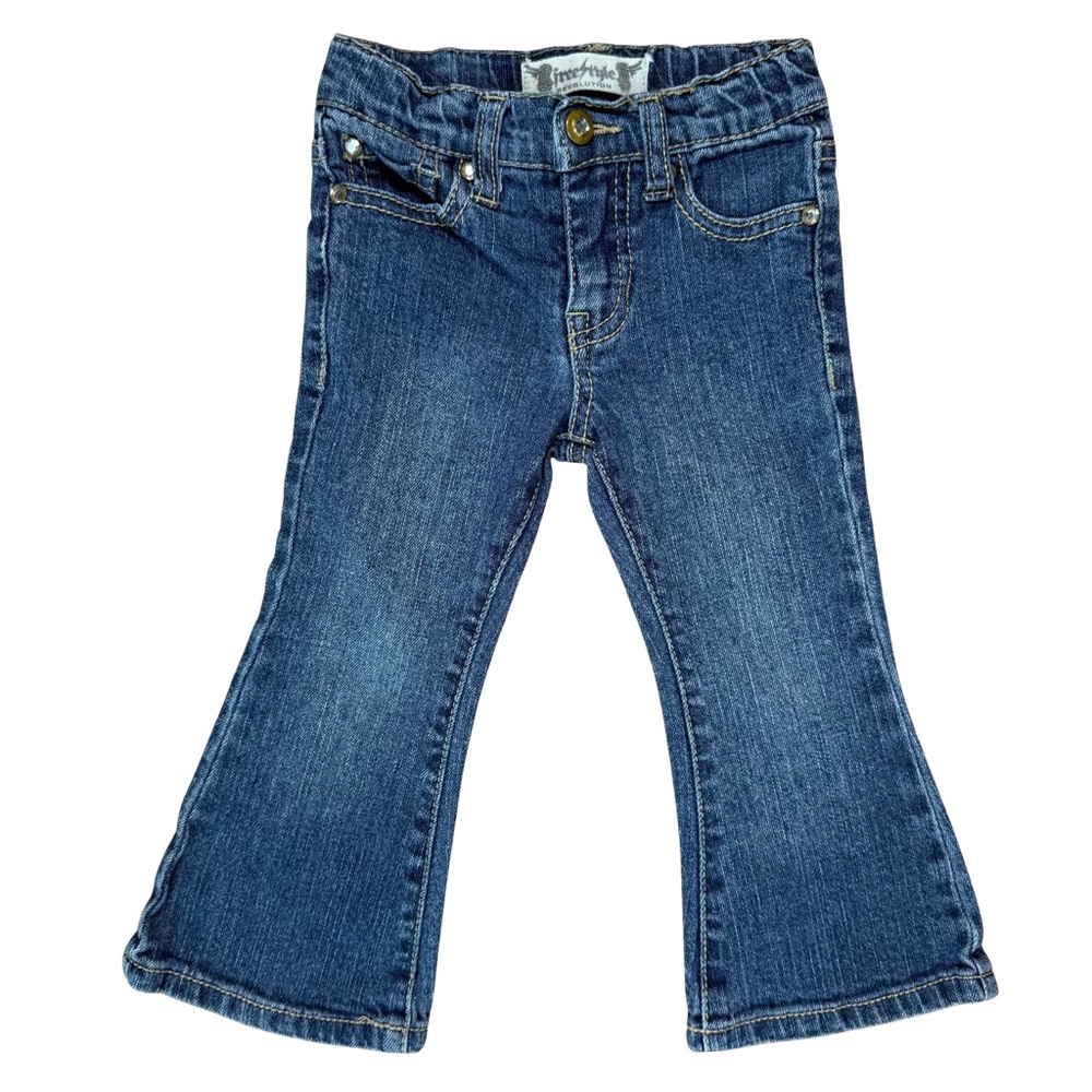 Freestyle Revolution Kids Bootcut Blue Denim Jeans